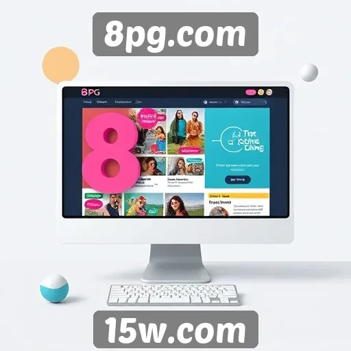 Plataforma 8pg.com se destaca pela interface amigável