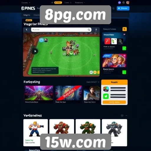 Avaliação da interface do usuário no 8pg.com